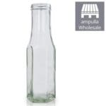 250ml Hexagonal Glass Sauce Bottles Wholesale