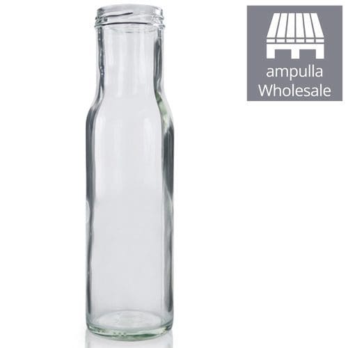 250ml round glass sauce bottle bulk