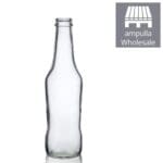 275ml Clear Glass Curvy Beer Bottle BULK