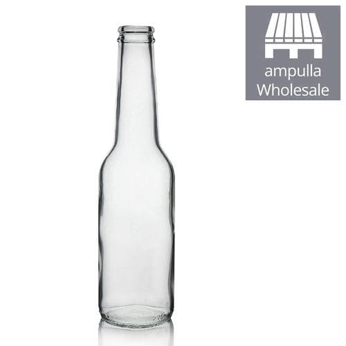 275ml Clear Glass Beer Bottles Wholesale Ampulla Packaging