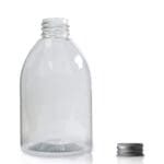 300ml clear PET bottle w Aluminium Cap