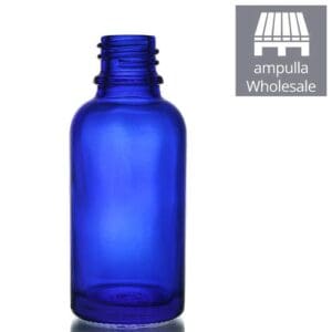 30ml Blue Glass Dropper Bottle BULK