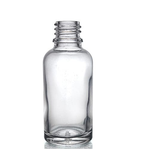 30ml Clear Glass Dropper Bottle w No Cap
