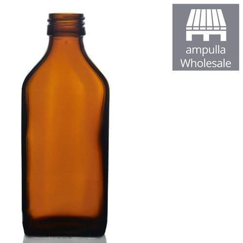500ml Amber Glass Rectangular Bottles Wholesale