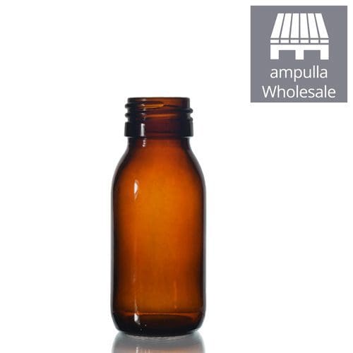 60ml Amber Glass Sirop Bottle bulk