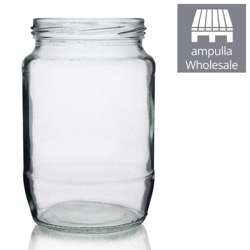 2lb Clear Glass Food Jars Wholesale
