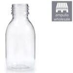 100ml Clear PET Plastic Sirop Bottle bulk