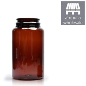 50ml Amber Plastic Pill Jar bulk
