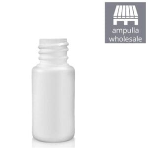 15ml White HDPE Bottle BULK
