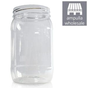 2 Litre Plastic Sweet Jar bulk