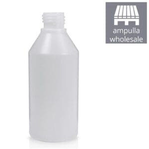 200ml Natural HDPE Plastic Round Bottle bulk