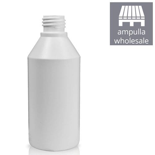 200ml White HDPE Plastic Round Bottle bulk
