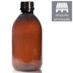 250ml Amber PET Sirop Bottle bulk