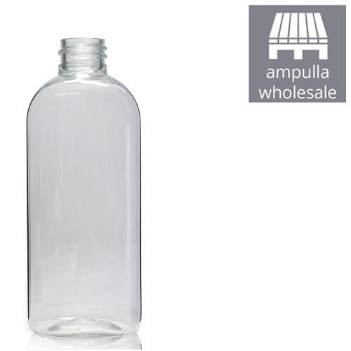 250ml Clear PCRPET Oval Bottle Bulk