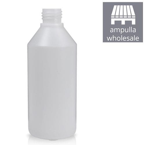 250ml Natural HDPE Plastic Round Bottle bulk