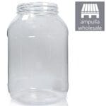 3 Litre Clear PET Plastic Jar bulk