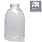 400ml Solid Clear PET Round Bottle bulk