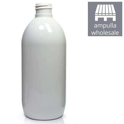 500ml White PET Olive Bottle Bulk