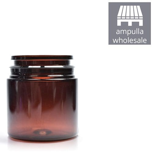 50ml Amber Plastic Pill Jar bulk