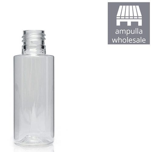 50ml Clear PET Plastic Tubular Bottle bulk
