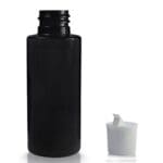 50ml Glossy Black Plastic Bottle with nozzle