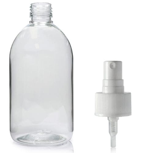 500ml Sirop bottle with white spray