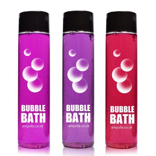 Bubble bath bottles
