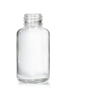 50ml Clear Glass Bottle w No Cap