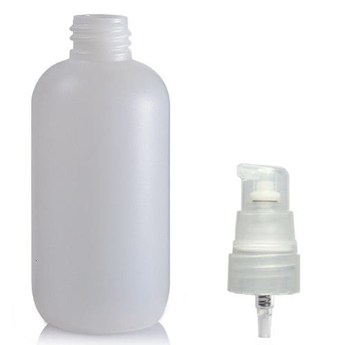 100ml Plastic Lotion Bottle in natural