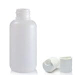 50ml HDPE Boston Plastic Bottle & Disc-Top Cap