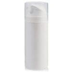 100ml Pearl Airless Dispenser Bottle With Clear Over-Cap