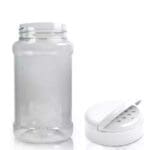 330ml PET Plastic Spice Jar & Flapper Cap