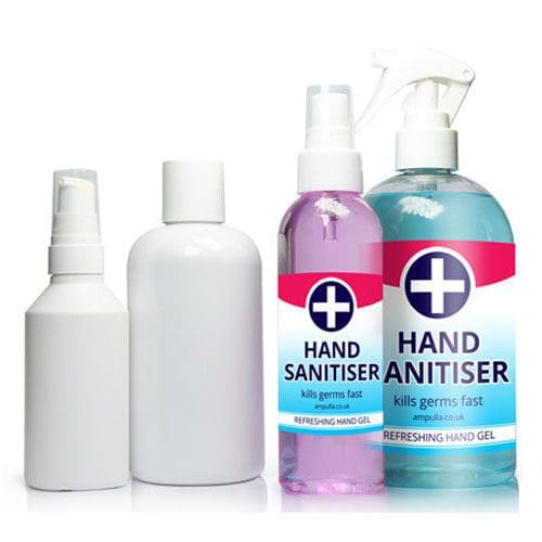 Hand sanitiser packaging group