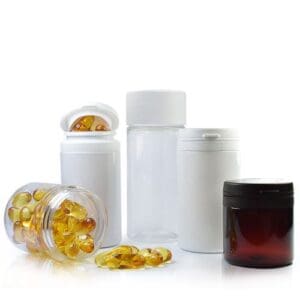 Plastic Pill Jars