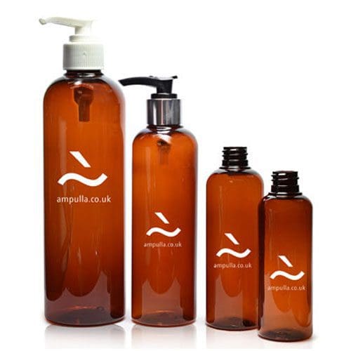 Amber pet bottle group