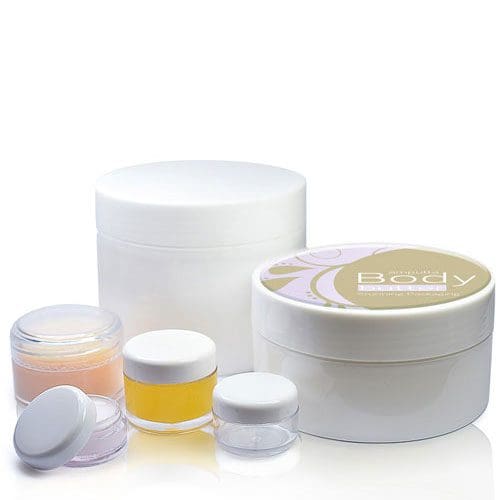 Plastic container jars group