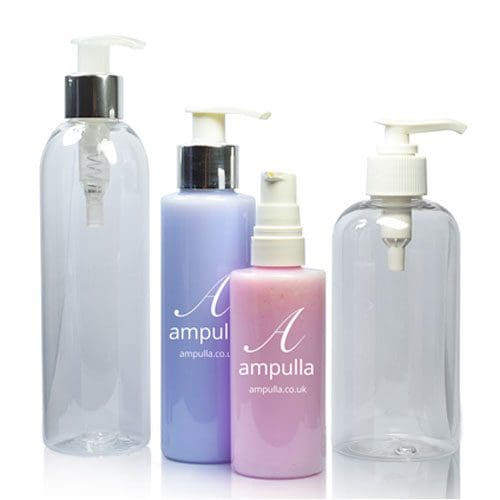 Plastic lotion bottle group