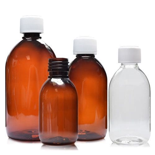 Plastic Sirop bottle group