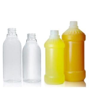 Plastic Smoothie And Juice Bottles