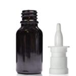 15ml black dropper bottle with nasal spray