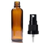 50ml Amber Dropper Bottle with spray