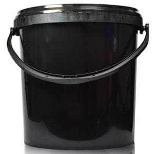 10L Black plastic bucket SA