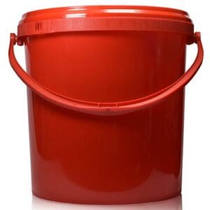 10L Red plastic bucket SA