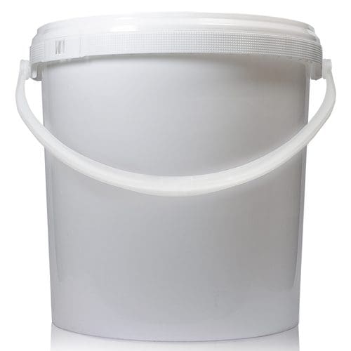 10L White plastic bucket SA