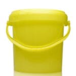 1 Litre Plastic Yellow Bucket With Handle