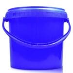 2.5L Blue Bucket With Plastic Handle