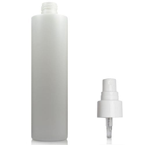 300ml HDPE Natural Tubular Bottle w smooth spray