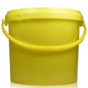 5L yellow plastic bucket SA