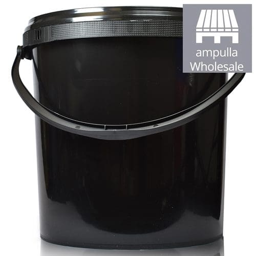 10L Black Bucket With Black Handle T E Lid Wholesale