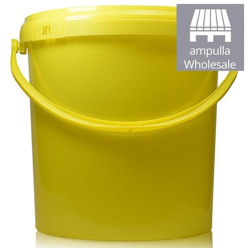 2.5 Litre Yellow Plastic Bucket